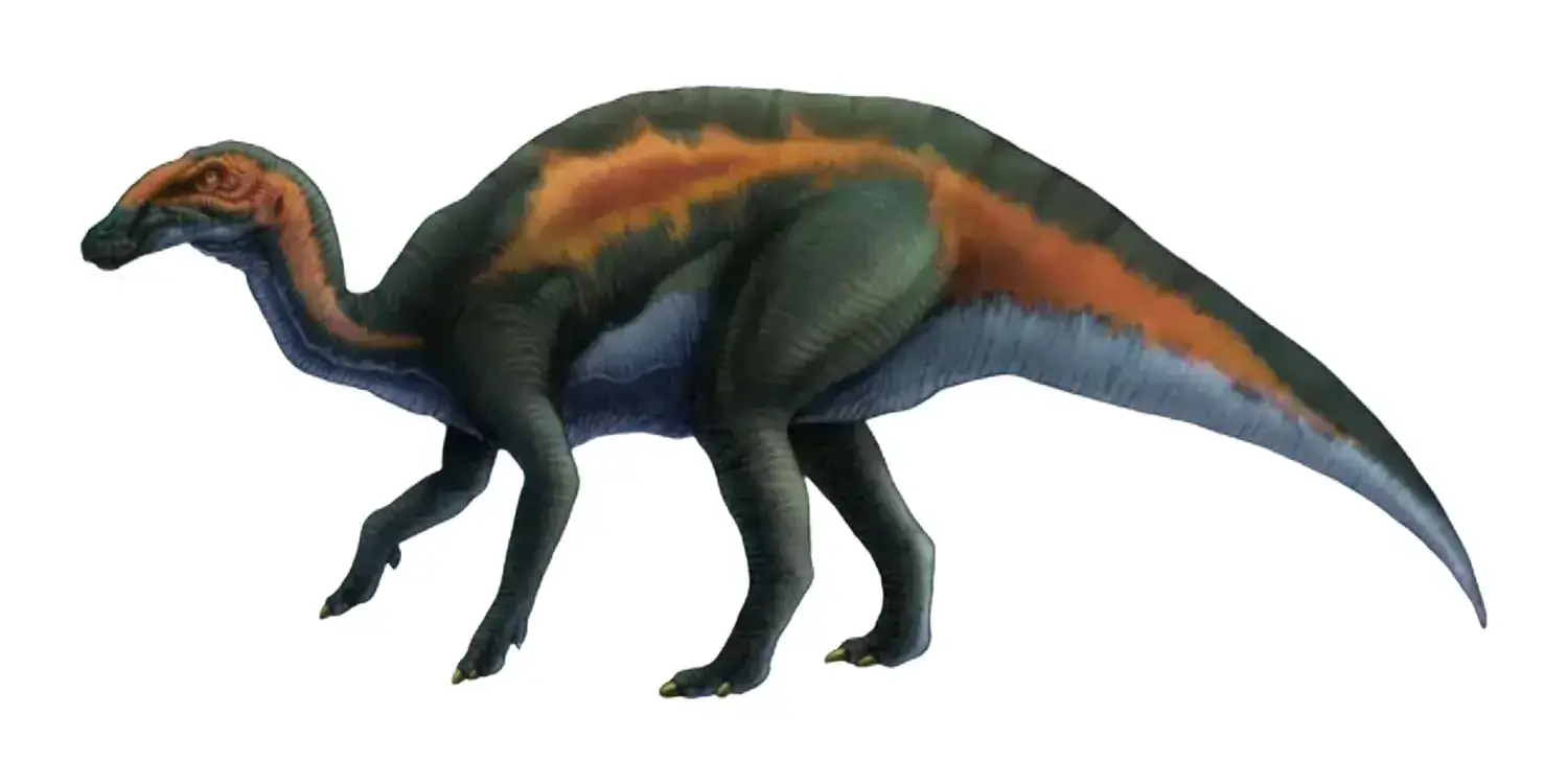 What are hadrosaurs and their relatives commonly called based on the shape of their mouths?
