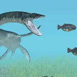 イカや魚などの軟体動物を捕食していた