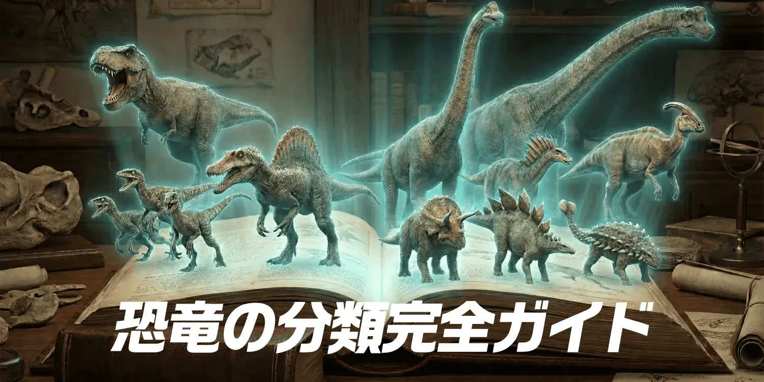 恐竜の分類を完全ガイド！竜盤類と鳥盤類の違いや主な種類を解説