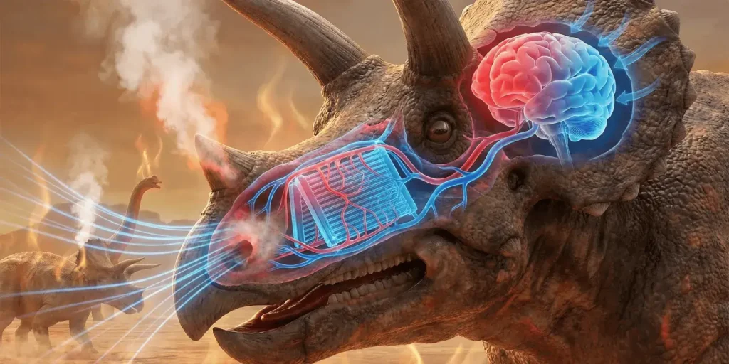【最新研究】トリケラトプスの巨大な「鼻」は脳を冷やすラジエーターだった?体温調節の謎に迫る
