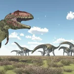 アルゼンチノサウルスのような超大型の恐竜をも餌にしていたと考えられている