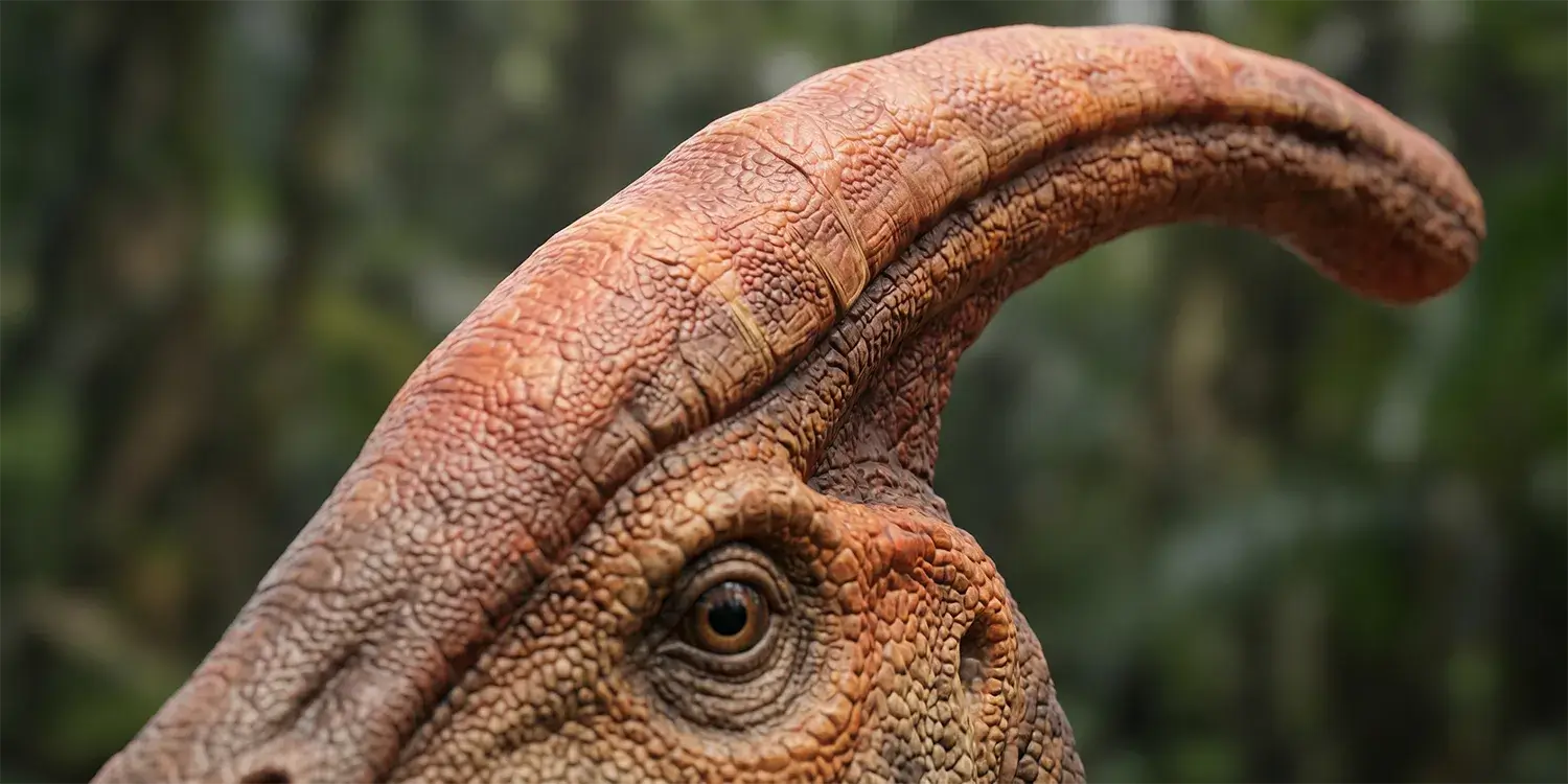 パラサウロロフスの頭の長い突起はどうなっていた？